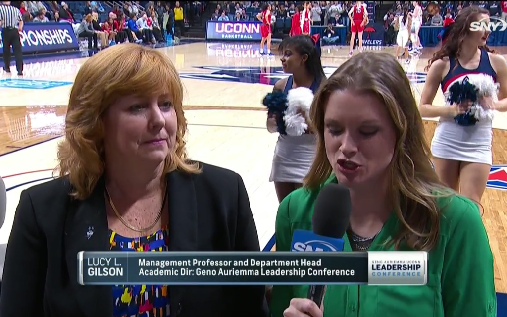 [VIDEO] Lucy Gilson is interviewed about the Geno Auriemma UConn Leadership Conference by SNY